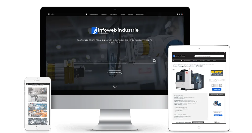 InfoWeb Industrie, la marketplace de l'industrie