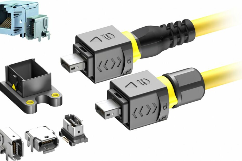 Nouveau connecteur PushPull Ethernet Harting, plus compact et plus robuste