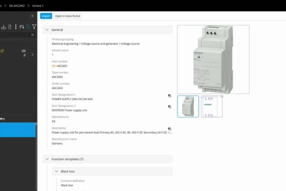 Eplan eStock : accès plus rapide aux données des composants