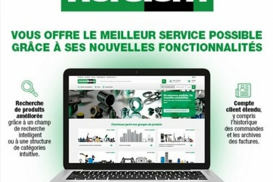 Nouveau site internet norelem : nouveau design et nouvelles fonctionnalités